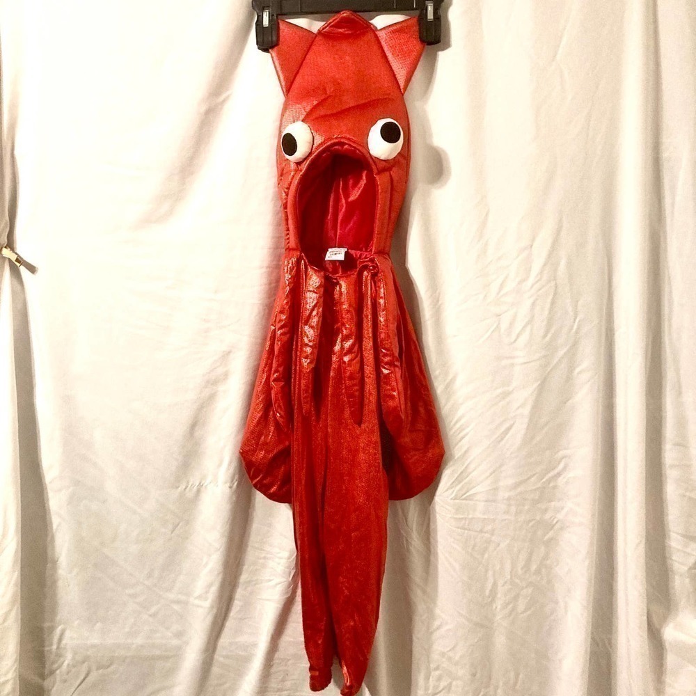 Toddler 18-24M Red Squid Jumpsuit Halloween Costume - Picture 2 of 8